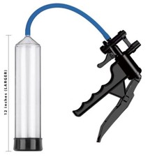 12 inch Pistol Vacuum Penis Pump for ED Male Enhancement Erectile Enlarger