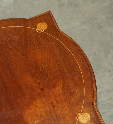 RARE ANTIQUE ART NOUVEAU REVOLVING BOOKCASE TABLE IN THE LIBERTY'S LONDON TASTE - Picture 19 of 19