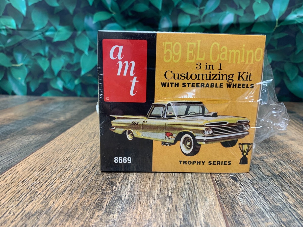 希少！激レア！当時物！ amt '59 EL Camino 3IN1 AMT T398 1959 Chevy El Camino 3n1 Vintage kit 1/25 McM niob