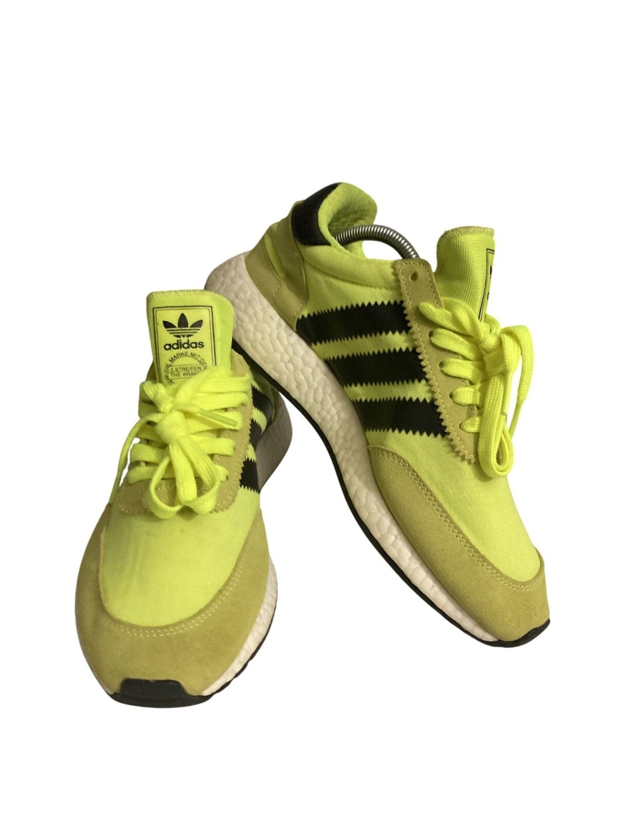 Adidas Iniki Runner Boost Hombre Talla 7 Amarillo Negro Zapatillas Deportivas Zapatos