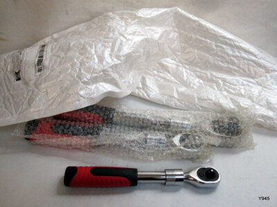 3 Piece Extendable Ratchet Set 1/4 3/8 1/2 Inch Drive Retractable Socket