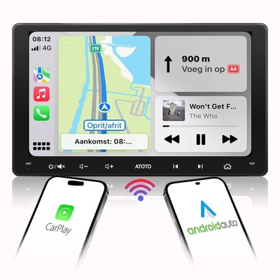 ATOTO Car Stereo Double Din 9inch Touchscreen, Wireless CarPlay/Android Auto,...