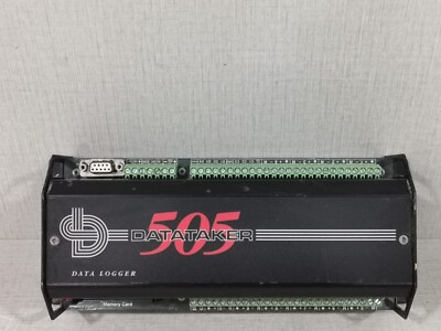 DATA TAKER 505 DT500 DATA LOGGER-WITH RUSTY PART & WITHOUT MEMORY CARD