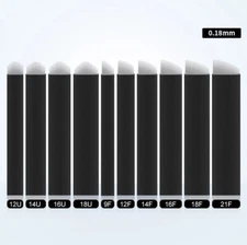 Black Microblading U/F shape Eyebrow Needles 3D Embroidery for Tattoo Manual Pen
