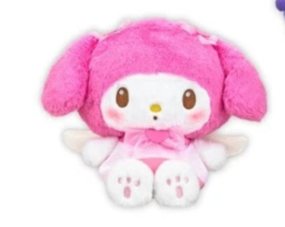 My Melody Fluffy Ribbon Angel Doll Plush BIG 27cm Toy Eikoh Prize Sanrio 2025