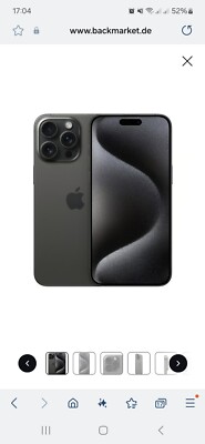 TikTok enabled iPhone 15 Pro Max 5G Titan black with Installed TikTok app