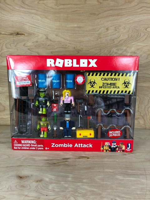 Roblox Zombie Attack 21 Piece Playset Brand New - 