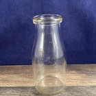 Monroe County Pa Brodheadsville Half Pint Clear Glass Milk Bottle Embossed — photo 3