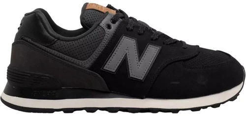 New Balance 574 Black Dark Grey