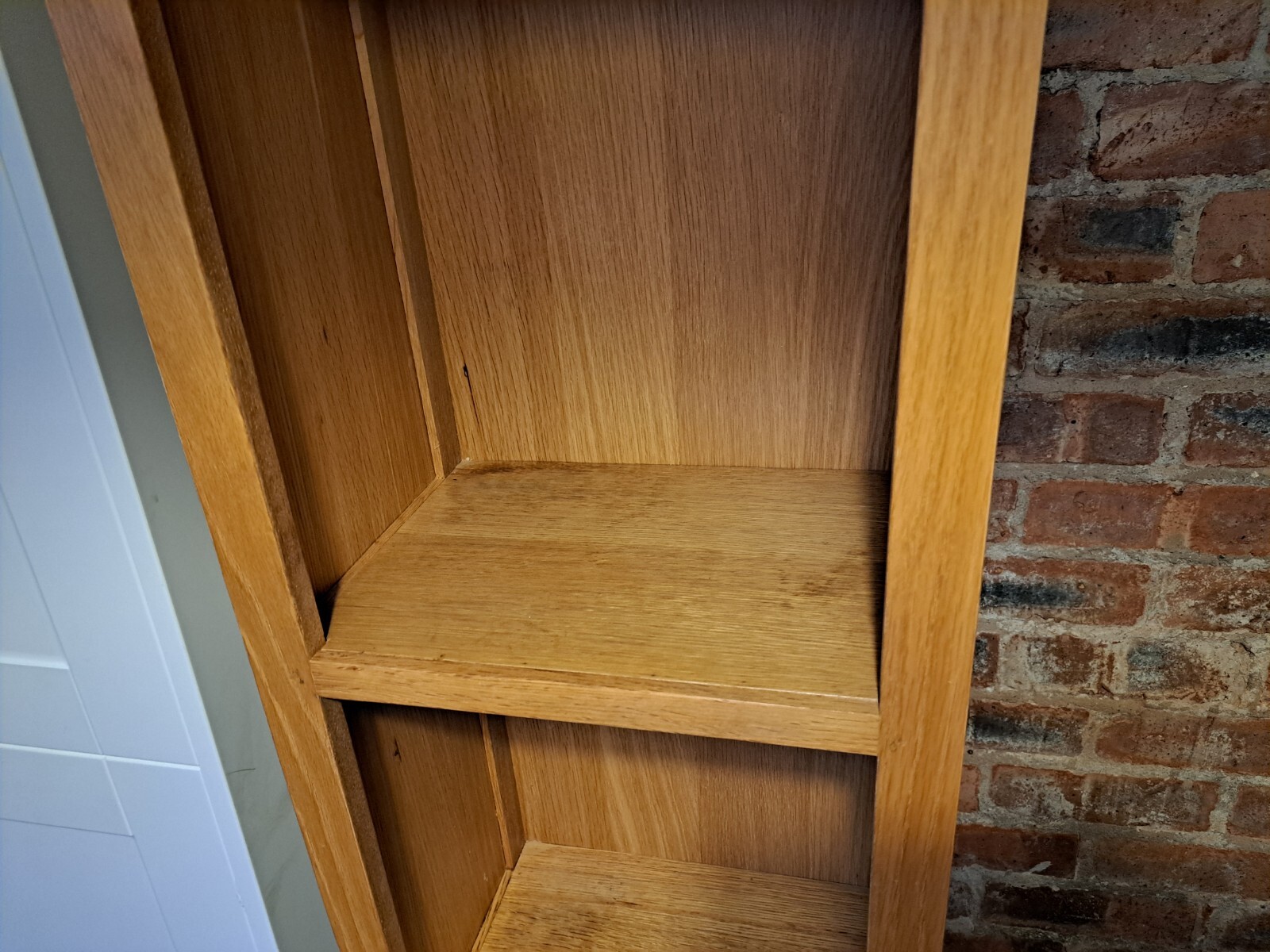 Dunelm Oak Slatted Bathroom Storage Tall Unit Wooden eBay