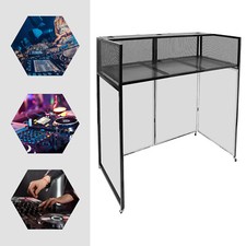 DJ Display Stand DJ Event Booth Facade Portable DJ Facade Booth Table DJ Cont
