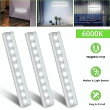 Cabinet Closet Wireless Motion Sensor Under Light Kitchen USB Charge Night Lamp