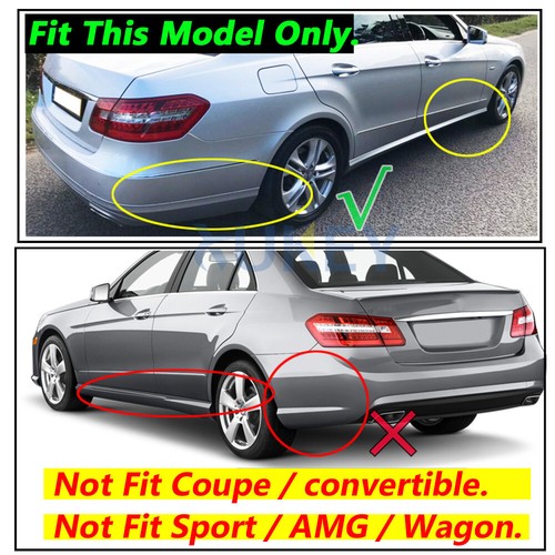 Mud Flaps For Mercedes-Benz W212 E-Class 09-13 Mudguards Splash Guards Mudflaps - Picture 5 of 9