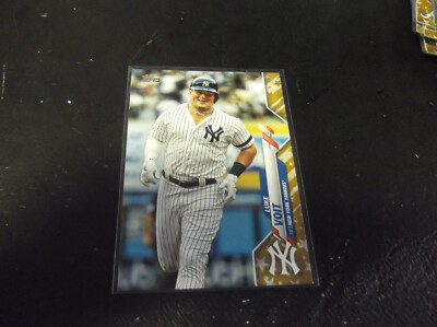 2020 TOPPS FACTORY SET GOLD STAR PARALLEL SP #335 LUKE VOIT YANKEES