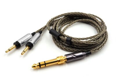 6N 6.35mm 1/4'' Audio Cable For FOCAL Elear Clear Elex Clear Pro Stellia Headphon
