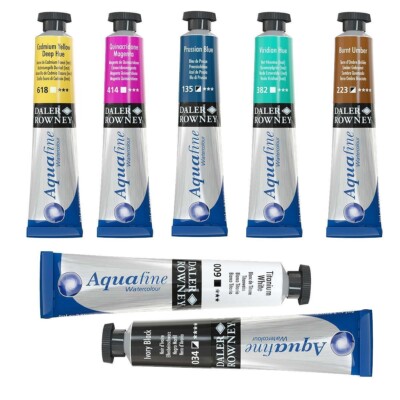 Daler Rowney Aquafine Wasserfarben Malen 8ml