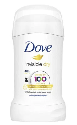 DOVE Invisible Dry Anti Marks Deodorant 48h Antiperspirant Stick 40ml - Image 1 of 3