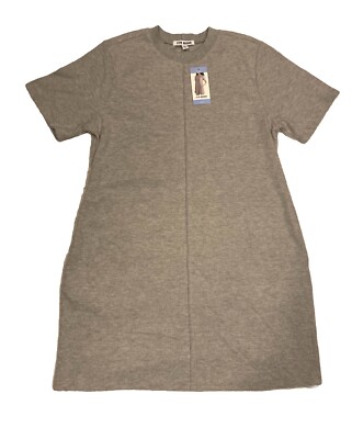 grey short sleeve sweater dress Vince tie front knit sweater dress grey size small sweater dress short sleeve