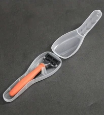 1pc Portable Razor Case - Travel Storage Box for Shaving Essentials - NEW