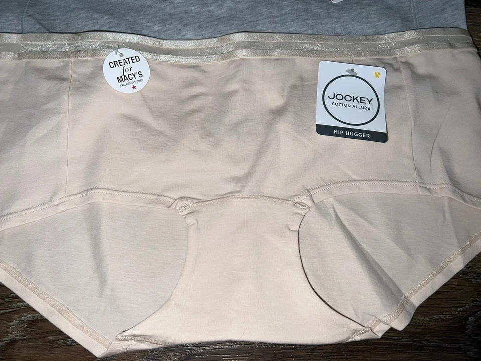 Jockey ~ 3 pares de bragas de mezcla de algodón para mujer abrazadores de cadera ~ 6/M Foto 2 de 4