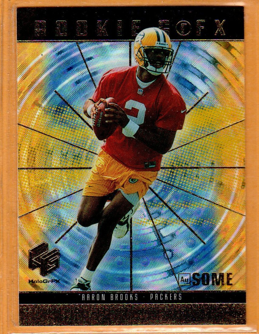 Aaron Brooks-1999 Upper Deck Gold HoloGrFX Football Trading Card-#88