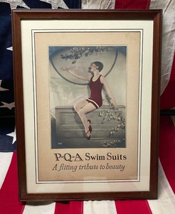 framed vintage swimsuits