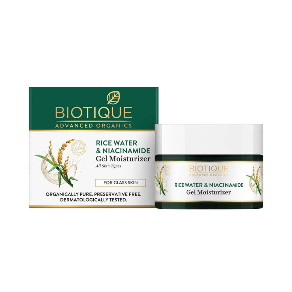 Gel hidratante Biotique - Aclara las manchas oscuras, reduce las cicatrices del acné, -50 ml Foto 2 de 4