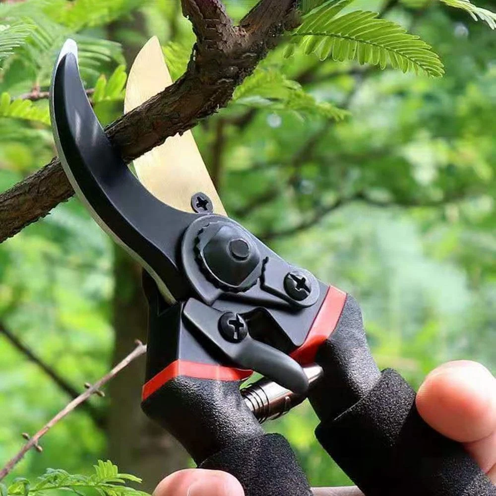 Shears Tree Trimmer Garden Shears With Ergonomic Grips For Garden Cutting,  Shaping, And Trimming(1pc, Orange)