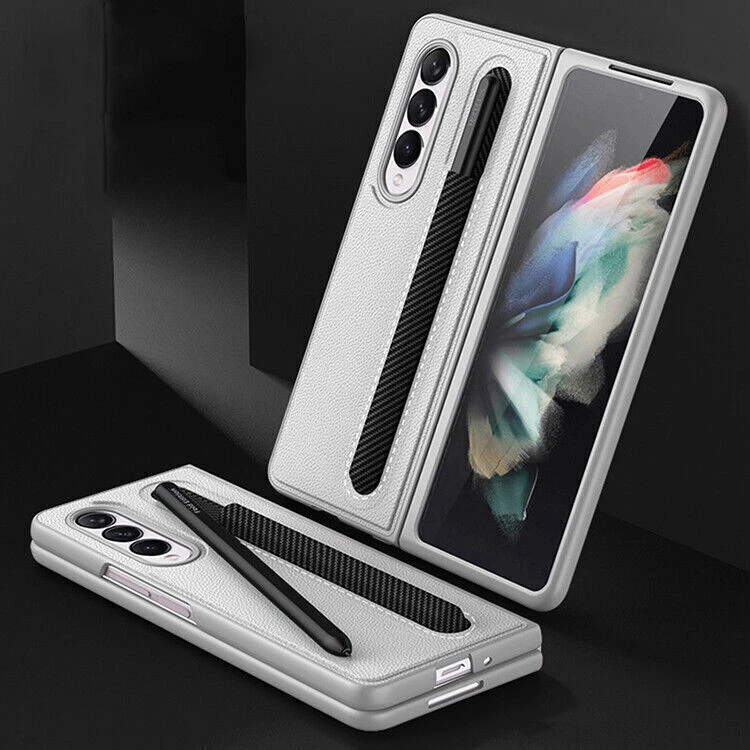 Galaxy Z Fold 3 Protective Case with Built-In Pen Slot  