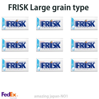 Small Breath Mints: Kracie Frisk: Peppermint x 9 Packs (Mintia Style)