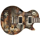 Guitar-Bass Custom Skin Wraps 'The Vintage War Rust' Vinyl Sticker Decal