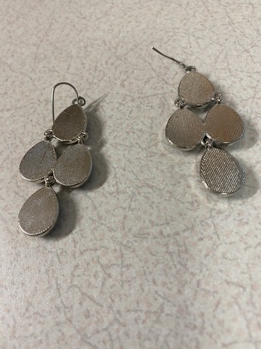 Indian Black Onyx Midnight Chandelier Earrings - Picture 3 of 5