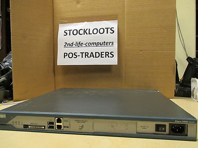 Cisco 2811 2-Port 10 100 Wired Network Ethernet Router + 2x WIC-1T Serial Module