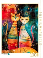 Calvendo Puzzle Galaktische Katzenkunst | 1000 Teile Lege-GrößE 64X48Cm Foto-Puz