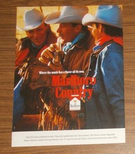 Seltene Werbung MARLBORO - Where the music has a flavor all its own 1994