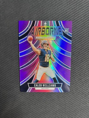 2024 Panini Rookies & Stars - Airborne Caleb Williams Purple 18/35 (Jersey #)