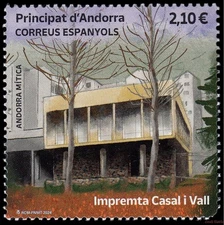 Andorra 2024 Edifil 562 Stamp ** Imprenta Casal i Vall Andorra Mitica Michel 560