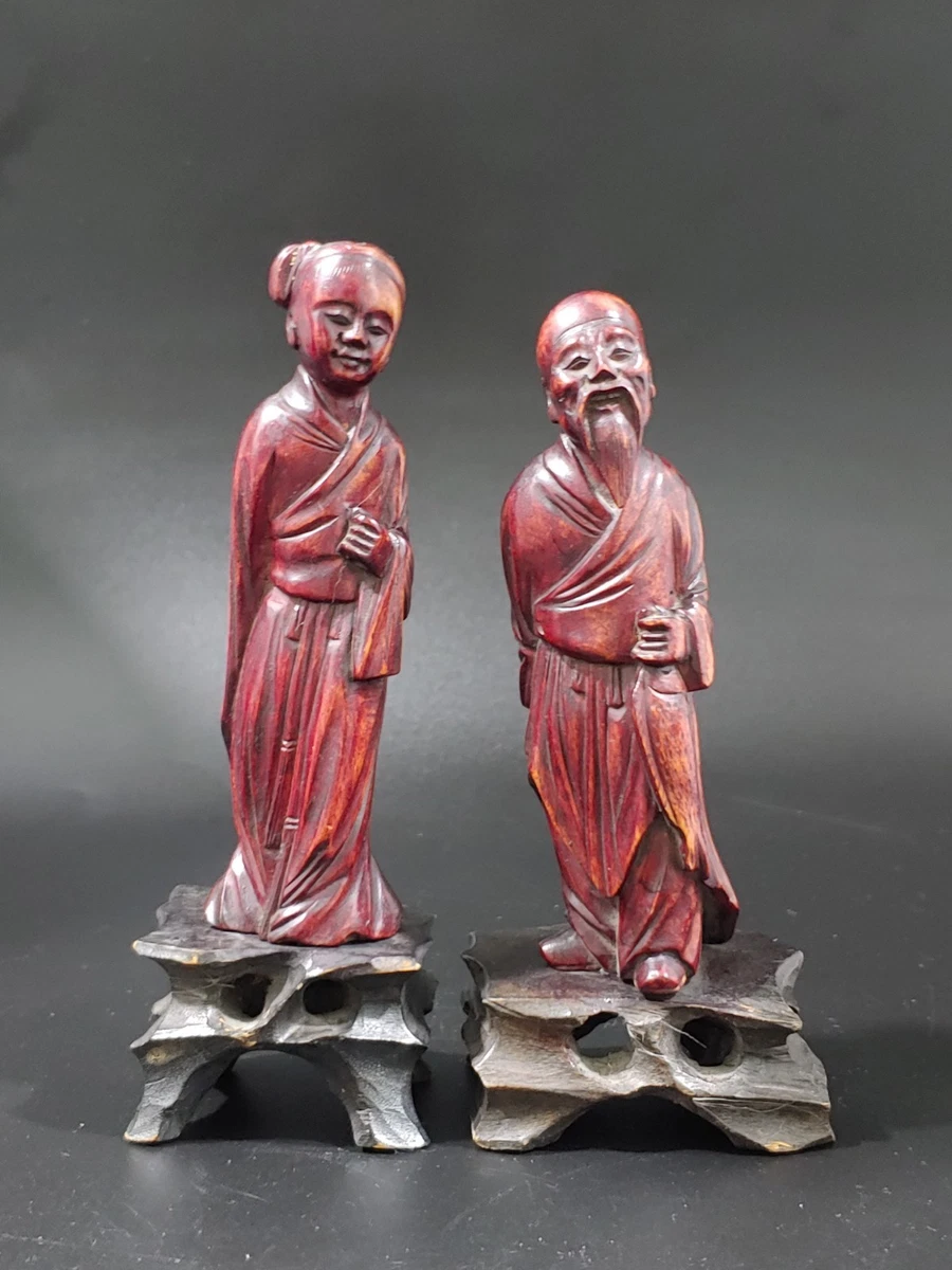 木制古董原始1900-1940 年中国雕塑、雕像| eBay