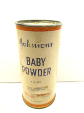 Johnson's Baby Powder Tin Johnson  Johnson Home Office Cabin Vintage Hospital