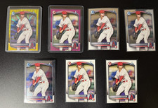 2025 Bowman #BCP-63 George Klassen Chrome Prospects Yellow /75  (7) Card Lot