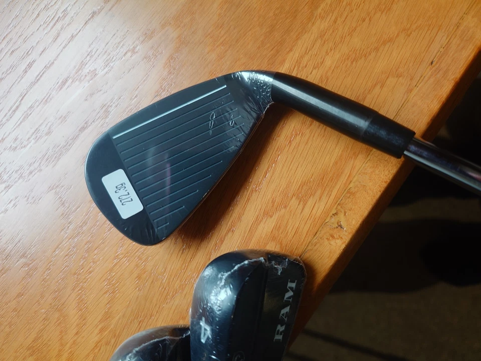 RAM FX77 Players Edition Black Irons 4-PW LH Reg KBS Steel Shaft  - Image 4 of 4