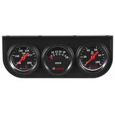 Bosch-actron Mini Triple Gauge Kit Mechanical Oil Pressure