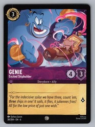 Genie - Excited Shipbuilder 38/204 Common Azurite Sea Lorcana