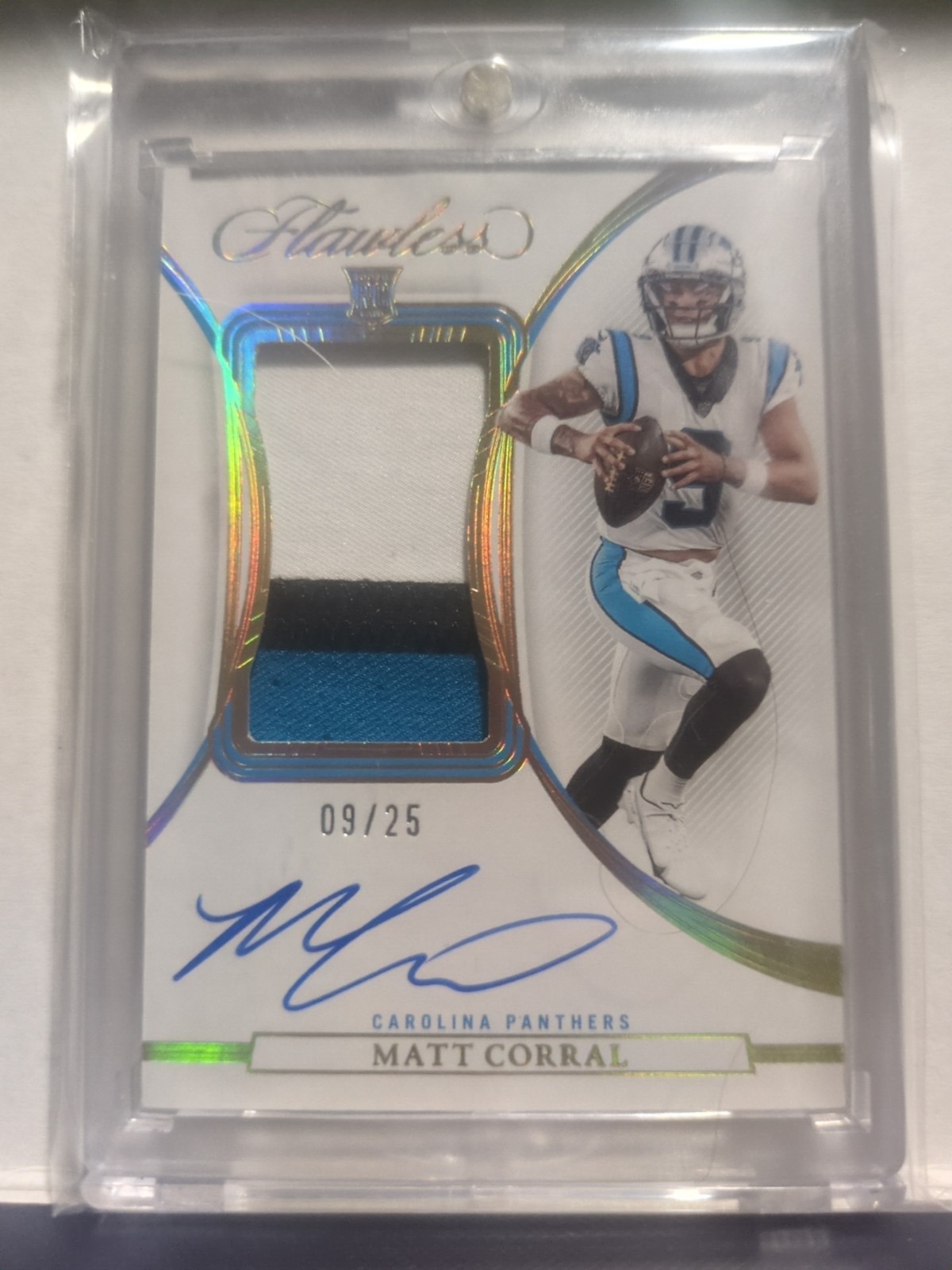 2022 FLAWLESS MATT CORRAL JERSEY MATCH RPA 9/25