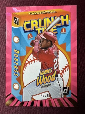 2026 Donruss James Wood Red Explosion /99 Crunch Time Washington 