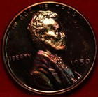 Uncirculated Red Proof Nice Color 1950 Copper Lincoln Wheat Cent — photo 1