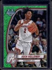 Aden Holloway 2024-25 Bowman University Chrome #57 Green Shimmer