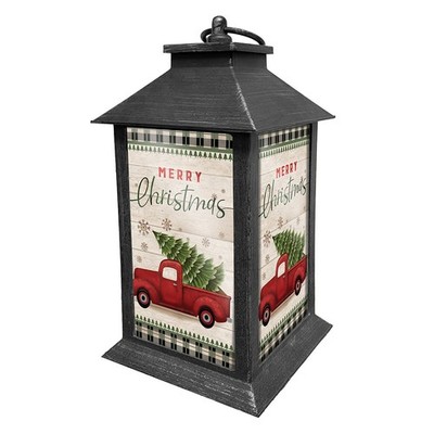 Briarwood Lane Lantern 13.5'' x 5.5'' x 5.5'' Merry Christmas Pickup For Christmas