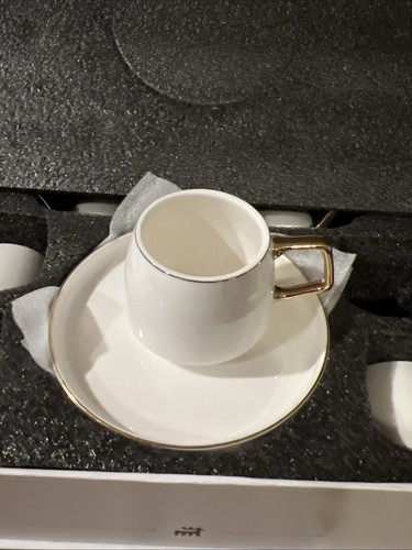 Karaca Saturn New Form 6-Person Coffee Cup Set 100 ml & Espresso Coffee Cup Set - Picture 5 of 5