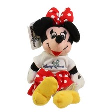 Disney Bean Bag Plush - DISNEY QUEST MINNIE Mickey Mouse 10 inch - Mint
